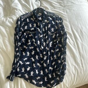 Scotch and Soda Nomadic Dreamers Bull Taurus shirt, size 4